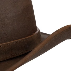 Cinta para sombrero estilo casual vaquero occidental para exteriores, de 1.25x21 pulgadas, con cuentas de semilla, nudos de cuero y cuentas de metal/plástico, unisex para adultos - Product Image 5