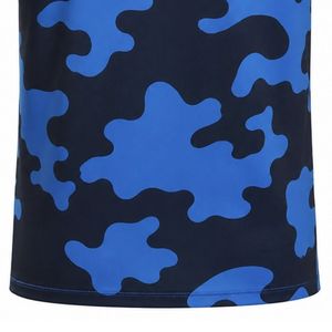Polo de sport pour homme, bleu, à sublimation, manches courtes, confortable, pour le golf, vêtements décontractés pour l'extérieur, pour l'entraînement et les loisirs - Product Image 6