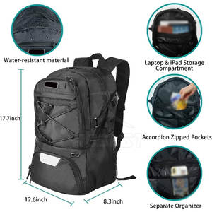 Mochila Deportiva con Diseño Cómodo para Llevar, Correas Ajustables, Material de Nailon y Poliéster, Capacidad de 30-40L para Gimnasio, Viajes y Deportes - Product Image 2
