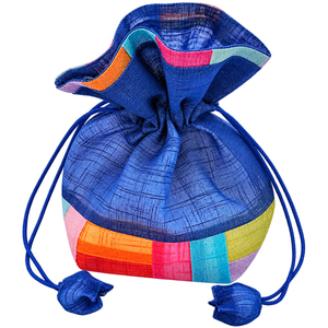 Pochette cadeau coréenne traditionnelle en patchwork avec cordon de serrage, faite à la main, Bokjumeoni, sac cadeau d'entreprise, souvenir coréen, cadeau de mariage - Product Image 6