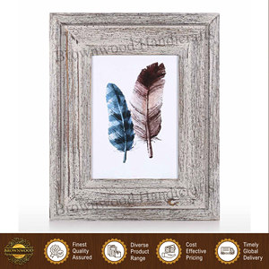 Cadre photo en bois de mangue de qualité supérieure, couleur gris foncé, qualité supérieure, pour la décoration de la maison - Product Image 4