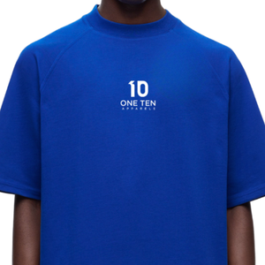 <b>Men's</b> Boxy Fit Logo T <b>Shirt</b> Premium Cotton Oversized Crew Neck Short Sleeve Casual Streetwear Tee for Everyday Fashion - Product Image 3
