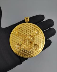 Colgante de Cabeza de Toro con Incrustaciones de Diamantes de Moissanita Incoloros Personalizados en Plata de Ley 925, Collar con Colgante Estilo Hip Hop para Raperos - Product Image 4