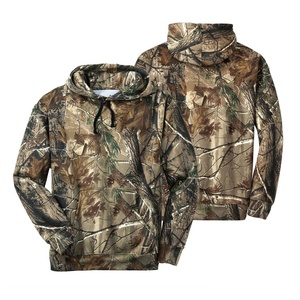 Vêtements de chasse en coton imperméable personnalisés sublimés en gros, vêtements de randonnée, de camping et de chasse, sweat-shirt camouflage avec capuche - Product Image 4