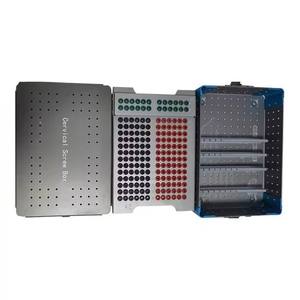 Mejor Precio, Instrumento Quirúrgico Ortopédico de Acero de Alta Calidad, Caja de Tornillos Cervicales Posteriores, Instrumento Quirúrgico Surgiright - Product Image 1