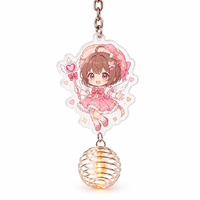 Lampe suspendue en acrylique sur le thème de l'anime personnalisée avec technique d'impression - Design portable