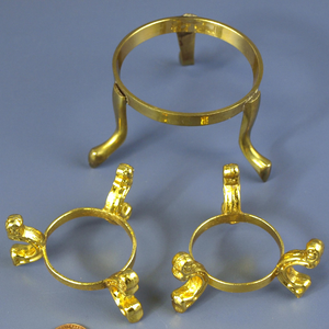 Porte-œufs en laiton plaqué or, nouveau design artisanal, élégant pour les mariages et les fêtes, article de décoration haut de gamme à prix de gros - Product Image 4