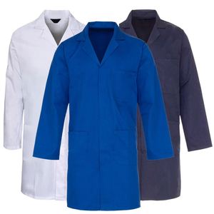 Bata de Laboratorio Unisex de Alta Calidad para Médicos y Uso Hospitalario, Material de Polialgodón, Logotipo y Colores Personalizados, Servicio OEM - Product Image 2