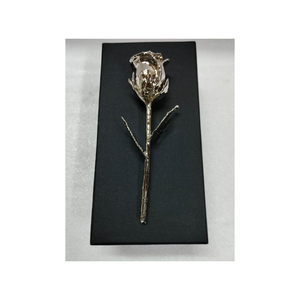 Rose plaquée or 24 carats en gros, fleur naturelle préservée de qualité supérieure, fournisseur de roses métalliques plaquées or pour la Saint-Valentin et les anniversaires - Product Image 3