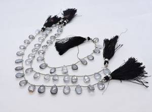 Natural Crystal Coated Faceted Pear Shape <b>Beads</b> 6x8-9x11MM Crystal <b>Beads</b> Faceted Crystal Pear <b>Beads</b> For Jewelry Making Wholesale - Product Image 3