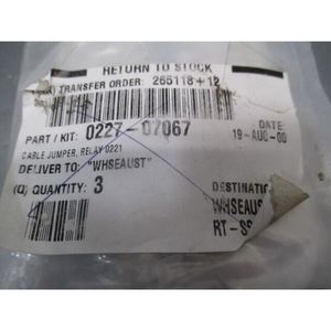 Cable de Conexión 3 AMAT 0227-07067, Relé 0221, 113368 - Equipos y Piezas de Semiconductores de Confianza de Marca Global Legacy - Product Image 1