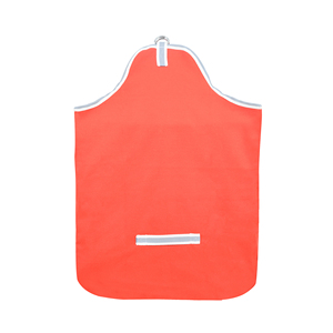 Red <b>Canvas</b> Horse Hay Bag Slow Feed Durable Hay Feeder Round Opening Stable Feeding Bag Heavy Duty Horse Use Bag - Product Image 6
