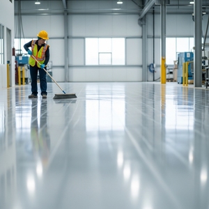 น้ำยาเคลือบพื้นอีพ็อกซี่แบบปรับระดับตัวเอง เคลือบเงาสูง ทนสารเคมี สำหรับใช้งานเชิงพาณิชย์และอุตสาหกรรม - Product Image 4