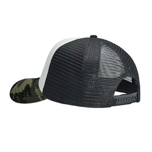 Casquette de camionneur blanche camouflage avec logo personnalisé, casquette snapback en maille de haute qualité pour la chasse, la pêche et les activités de plein air - Product Image 2