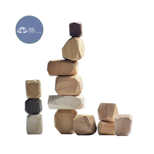 Jeu d'empilage de blocs d'équilibre en bois écologiques, jouet éducatif naturel pour enfants, vente en gros à l'exportation - Product Image 1