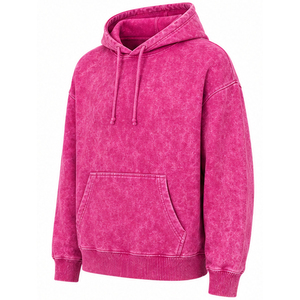 Vente en gros de sweats à capuche oversize délavés à l'acide pour hommes, femmes et unisexe, style streetwear vintage, broderie personnalisée, fabricant de vêtements - Product Image 4
