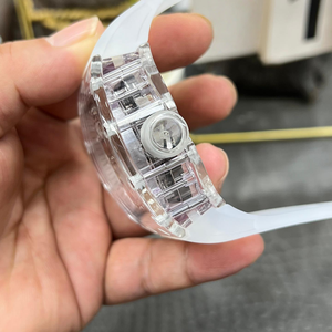 Montre de luxe à tourbillon, montres mécaniques RM56-02, boîtier en saphir, montres de luxe tendance, montres pour hommes de qualité supérieure, nouveautés - Product Image 4