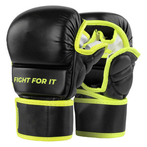Gants de combat MMA personnalisés, fabricant OEM, vente en gros, gants d'entraînement en cuir véritable avec logo - Product Image 3