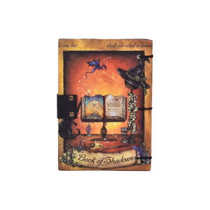 Cuaderno de Papel Hecho a Mano con Diseño de Libro de Hechizos Mágicos A5, Diario con Candado, 200 Páginas, Doble Cara, Temática de Fantasía Vintage, Ecológico - Product Image 2