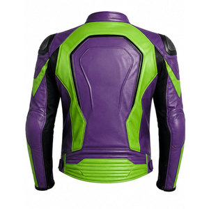 2027 Latest Style Custom Motorcycle Leather Race <b>Jacket</b> for Racing Bikers High Street Style Stand Canvas Motor <b>Bike</b> <b>Jackets</b> - Product Image 3