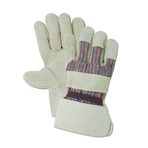 Gants de travail canadiens confortables et polyvalents en cuir, antidérapants, résistants à la chaleur, couleur/logo personnalisable pour usage quotidien - Product Image 1