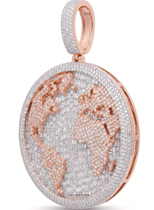 Colgante Personalizable VALA BROTHERS de Plata de Ley 925 con Diseño de Dibujos Animados Hip Hop, Moissanita VVS con Engaste de Garra, Estilo Rapper en Oro Blanco - Product Image 2