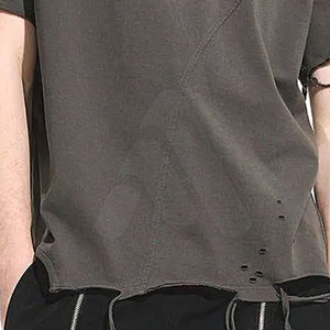 เสื้อยืดผู้ชายไซส์ใหญ่ สไตล์ลำลอง ผ้าฝ้าย 100% ทรงปกติ แห้งเร็ว ระบายอากาศดี เป็นมิตรกับสิ่งแวดล้อม - Product Image 4