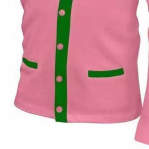 Pulls en tricot brodés AKA en gros pour les sororités, les fraternités, les universités, les pulls universitaires unisexes - Product Image 3