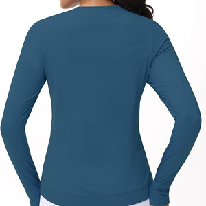 High Elastic Women Workout Base Layer Shirt Slim Fit Compression Training <b>Top</b> for Gym Running Yoga Exercise and Performance Wear - Product Image 4
