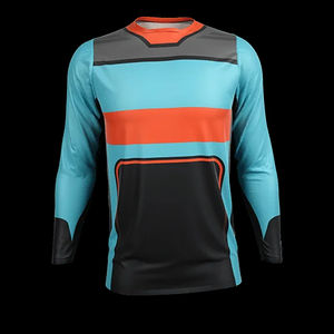 Maillot de motocross tout-terrain personnalisé avec logo, respirant, résistant à la décoloration, vêtements de sport pour la course moto et automobile, maillots de course - Product Image 2