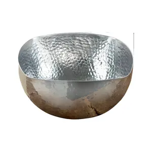 足部护理碗方形银色大锤设计最佳个人护理设备美甲水槽碗足部水疗用品