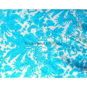 Nouvel Arrivage Tissu en Coton Indien Imprimé Floral à la Main, Motif Ethnique, Doux, pour Confection de Robes et Décoration Intérieure, Vente en Gros - Product Image 3