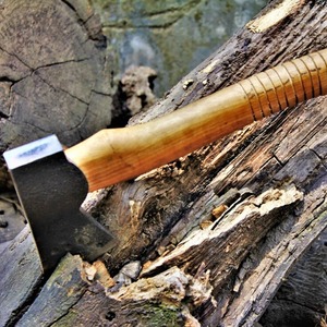 OEM Viking <b>axe</b> collectible Damascus steel blade <b>axe</b> Engraved <b>wooden</b> handle <b>axe</b> Authentic Norse style <b>axe</b> - Product Image 6
