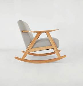 Silla Mecedora de Madera de Teca Sólida de Alta Calidad para Resorts, Muebles Comerciales para Hostelería, para el Desarrollo de Villas de Lujo - Product Image 3