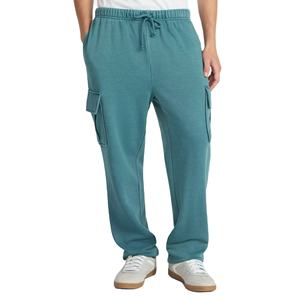 Pantalones de chándal para hombre de diseño personalizado orientado a la exportación, pantalones de patrón recto informales con estilo de Color sólido, cintura elástica de pana - Product Image 2