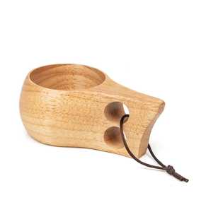 Wooden Irregular Shape Classic Design <b>Cup</b> with Handle Leak-Proof Eco-Friendly Durable Tea <b>Cup</b> 150mL/<b>100mL</b> - Product Image 1