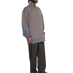 Camiseta Deportiva Ajustada de Cuello Redondo para Hombre, de Manga Larga, Doble Capa, Talla Grande - Product Image 4