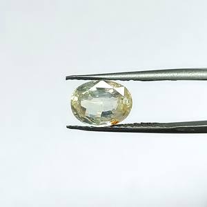 Zafiro amarillo ovalado natural de 3,74 quilates de Sri Lanka, piedras preciosas sueltas para la fabricación de joyas y anillos YSON-30 - Product Image 5