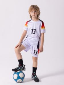 Camiseta de Fútbol de Malla Lisa al por Mayor, Uniforme Deportivo Retro de Fútbol Americano 2024, Uniforme de Fútbol para Adultos - Product Image 2