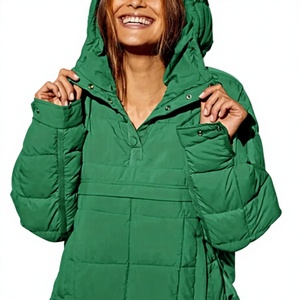 <b>Women's</b> Lightweight Breathable Eco-Friendly <b>Packable</b> Quilted Puffer <b>Jacket</b> Oversized Hooded Cold Weather Winter Warmth Travel - Product Image 1