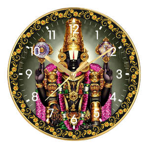 Premium Personalized Lord Jagannath Designer Wall <b>Clock</b> <b>Large</b> Divine Digital Printing Wall Art for Christmas Mother's Day - Product Image 2