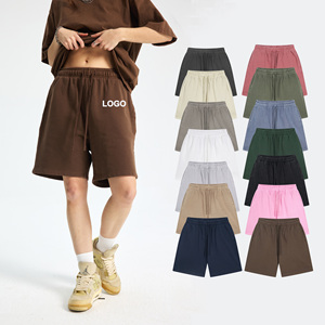 กางเกงขาสั้นผู้ชาย DUOLLB รุ่น High Street ผ้าหนา 180 กรัม แบบมีเชือกผูก เอวสม็อค ผลิตจากวัสดุรักษ์โลก ผสมสแปนเด็กซ์/ผ้าฝ้ายออร์แกนิค ระบายอากาศได้ดี ผ้าถัก - Product Image 1