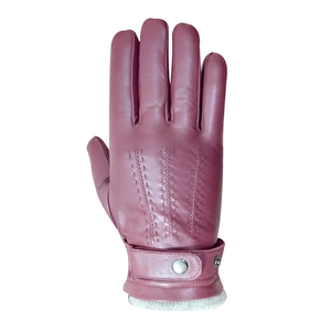 Guantes de cuero unisex con pantalla táctil transfronteriza, cálidos para invierno, impermeables, cortavientos, acolchados de terciopelo, para exteriores - Product Image 5