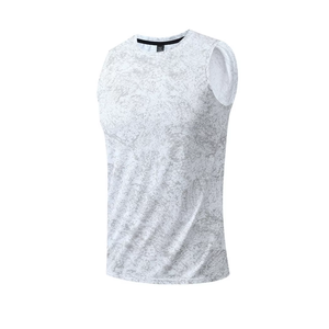 Camiseta sin Mangas de Secado Rápido para Hombre con Logotipo Personalizado OEM, Ropa Deportiva Ligera, Transpirable y Moderna - Product Image 3