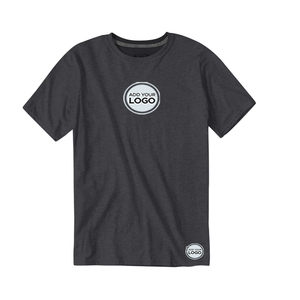 Custom Logo Men's Regular Fit Eco-Friendly Moisture Wicking Performance Tee <b>Shirt</b> Short Sleeve for Style Poly Blend Workout - Product Image 1