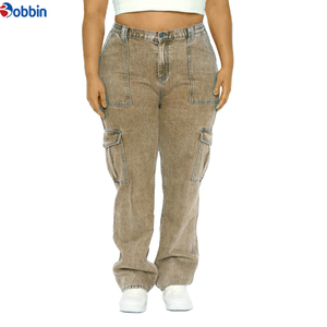 Pantalones Vaqueros Anchos de Mezclilla para Mujer, Estilo Boyfriend, Cintura Alta, Bolsillos Clásicos, Casual - Product Image 5