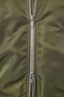 Blouson Bomber en Nylon Satiné pour Homme, Veste de Vol MA1 Imperméable Unie, Manteau d'Hiver Décontracté en Gros