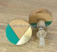 Boutons de poignée de meubles en résine et bois faits à la main pour tiroirs de cuisine à la maison nouveau modèle fait à la main nouveau Design - Product Image 3