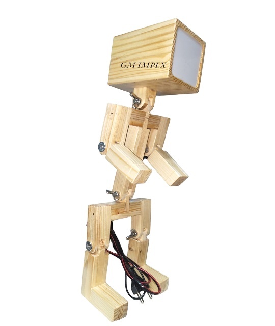 Agate Modern Creative Animal Table Lamp Natural Wood Bedside Nightstand Lamp for Bedroom Study Office Work Kids Room by gm Impex