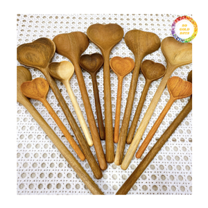 ช้อนไม้คุณภาพสูงสำหรับทำอาหาร ผสมอาหาร และเสิร์ฟอาหาร อุปกรณ์ครัว - Product Image 1